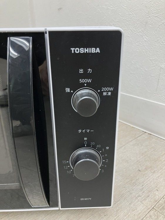 中古品】東芝 ER-M17Y 電子レンジ ER-M17Y ホワイト - メルカリ