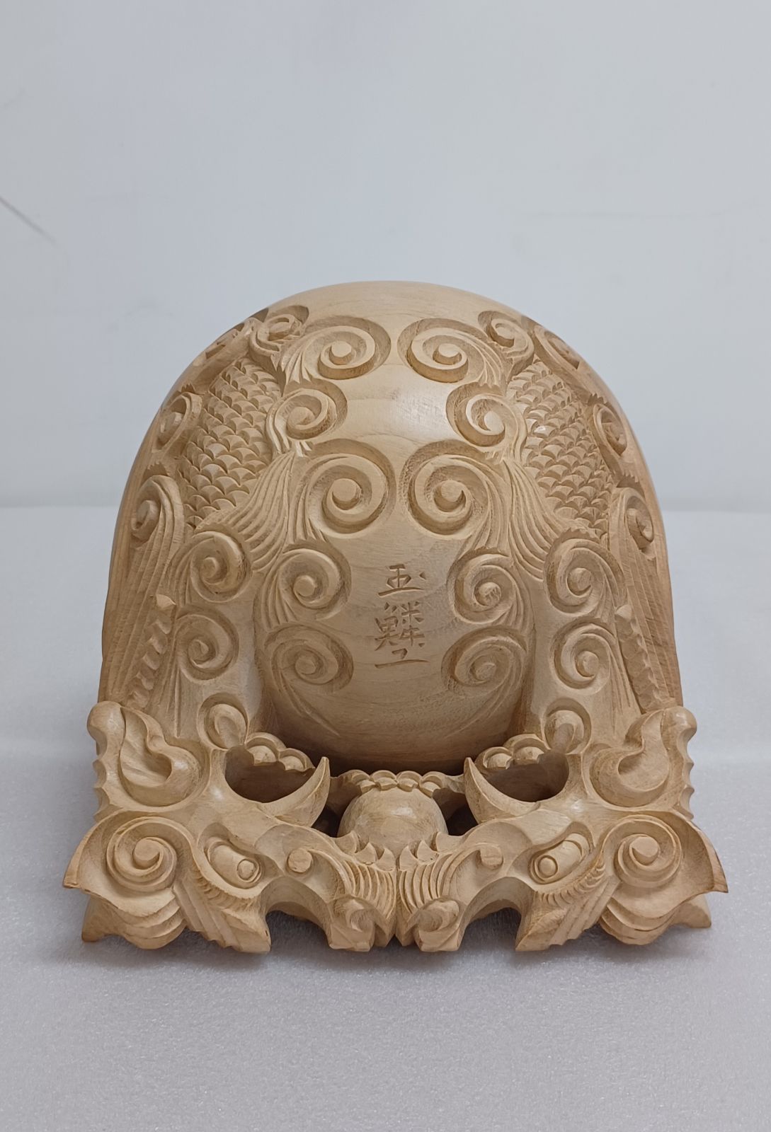 木魚セット【本楠 龍彫り】6寸 - メルカリ