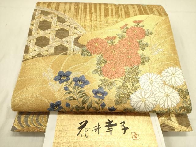 平和屋着物○ファッションデザイナー 花井幸子 西陣 じゅらく謹製 六通