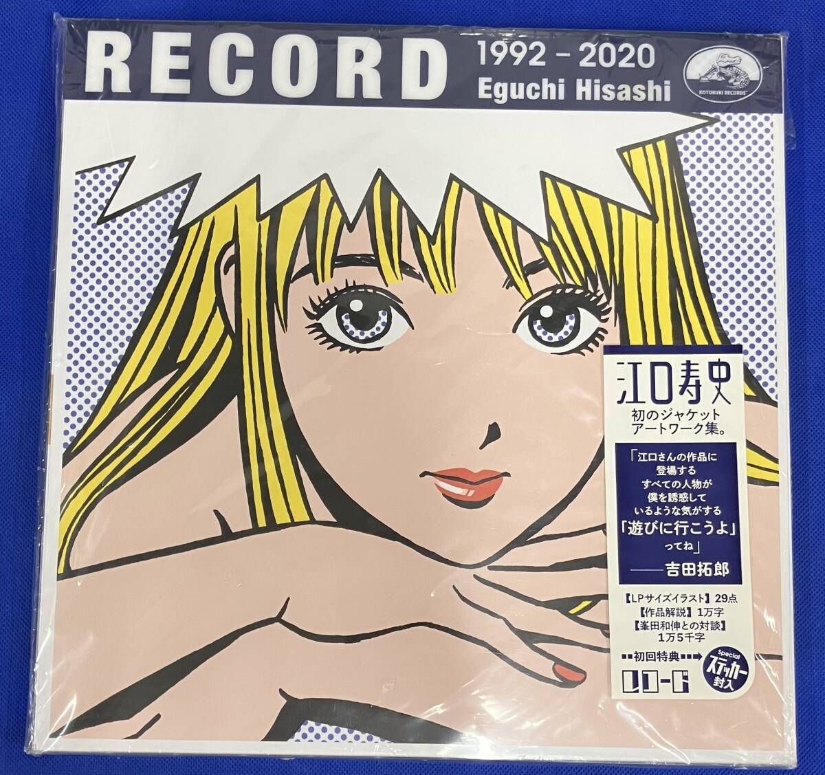 ジャンク RECORD 1992-2020 江口寿史 LPサイズイラスト27/29枚（2枚欠 