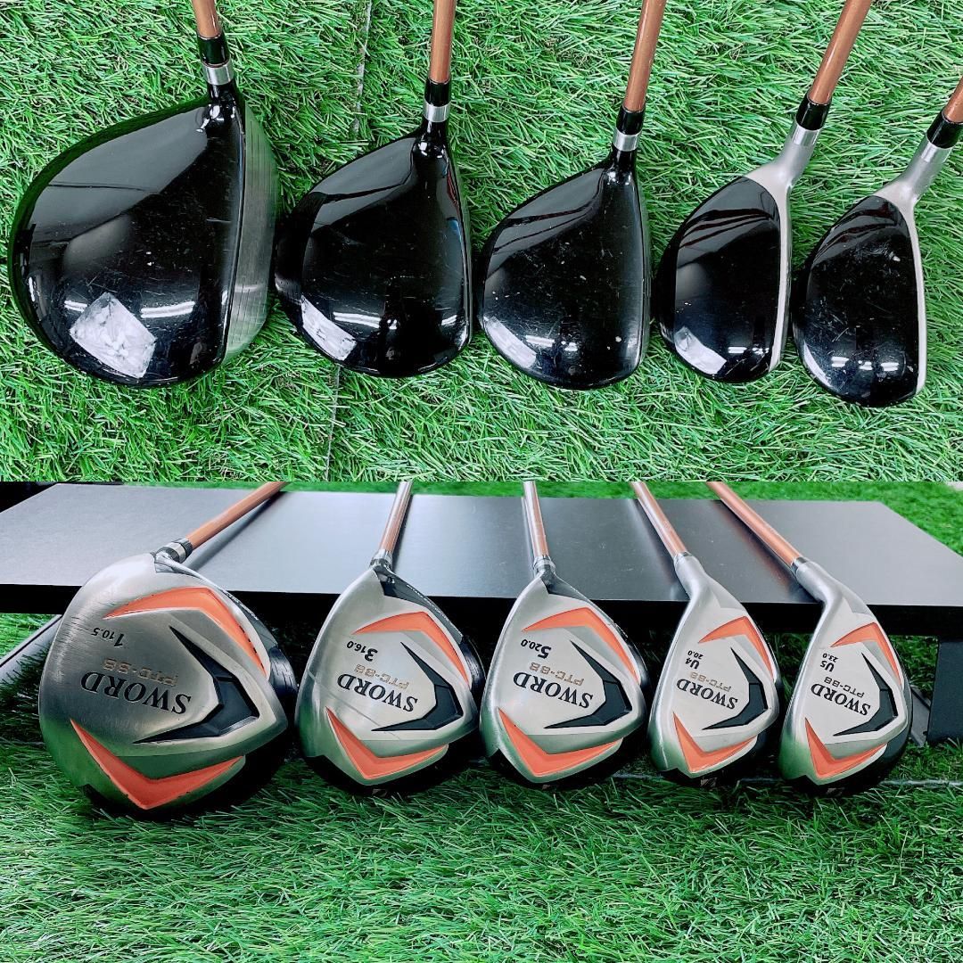 ゴルフクラブ フルセット カタナゴルフ入り 初心者 メンズ 12本 コース