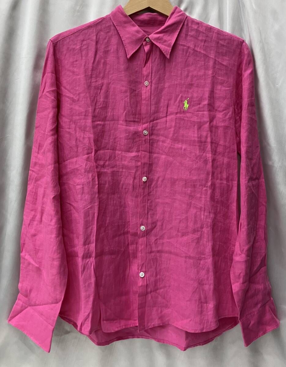 RALPH LAUREN ラルフローレン 長袖シャツ リネンシャツ サイズ 8