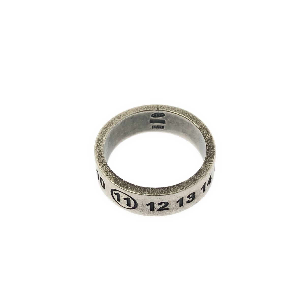 Maison Margiela / メゾンマルジェラ | Engraved silver logo ring