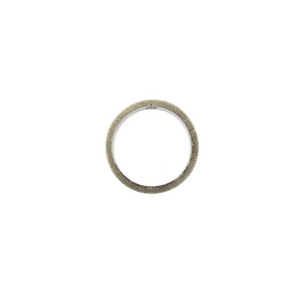 Maison Margiela / メゾンマルジェラ | Engraved silver logo ring 