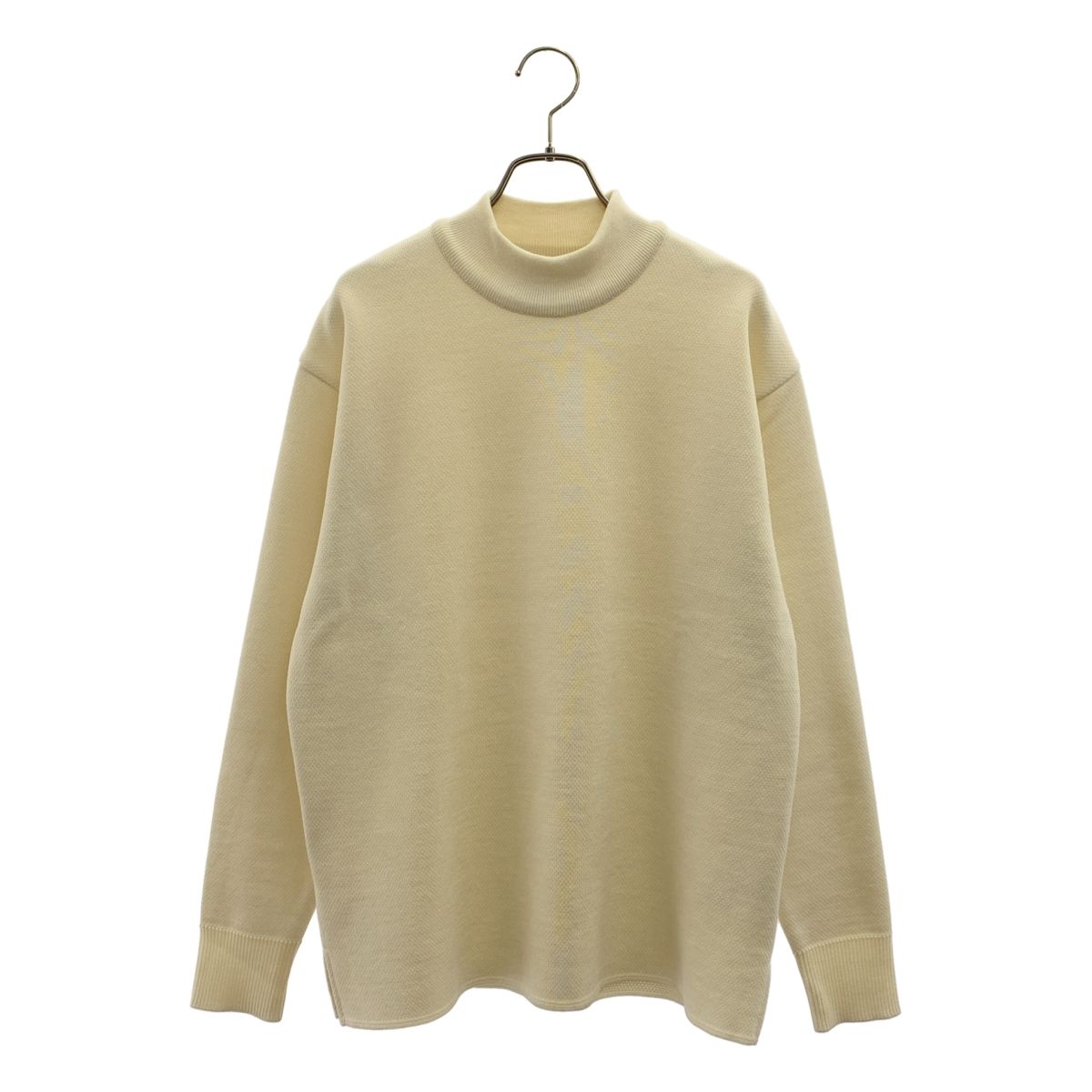 UNITED TOKYO / ユナイテッドトウキョウ | SILVER WOOL MOCK NECK KNIT 