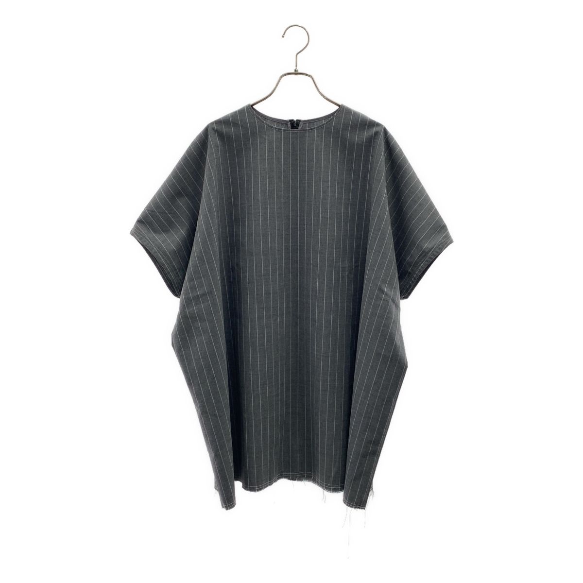 美品】 sulvam / サルバム | ストライプ カットオフ ショート オーバー