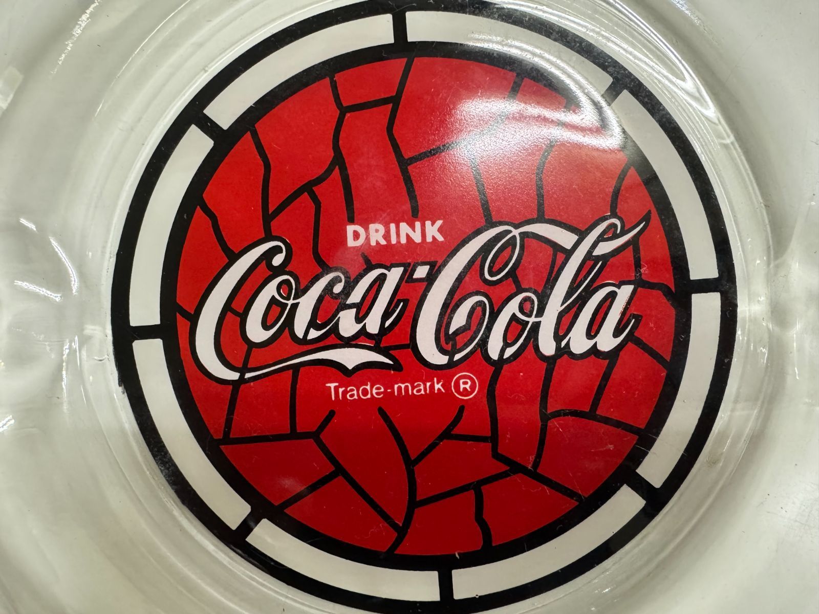 レトロ】ガラス製 コカ・コーラ灰皿 - メルカリ