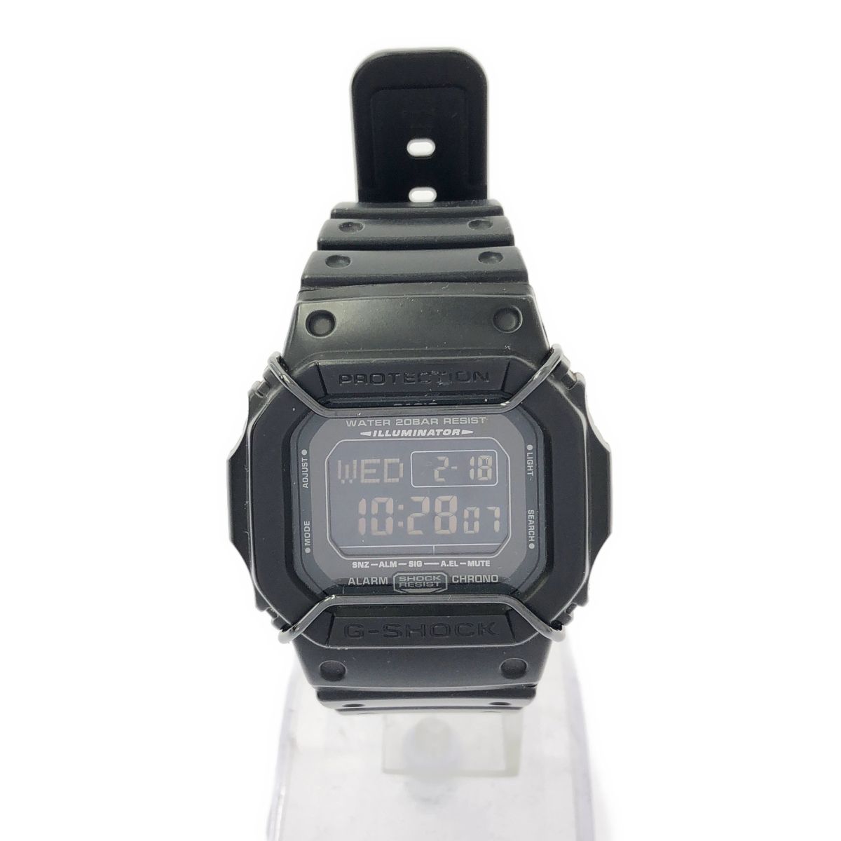 CASIO / カシオ | G-SHOCK DW-D5600P-1JF 反転液晶 腕時計 | ブラック