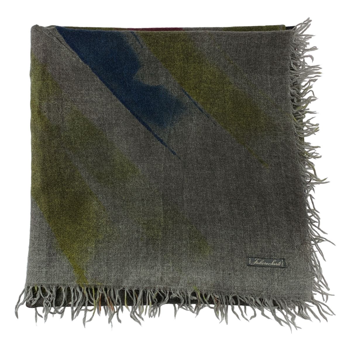 FALIERO SARTI / ファリエロサルティ | シルク混 フリンジ 大判