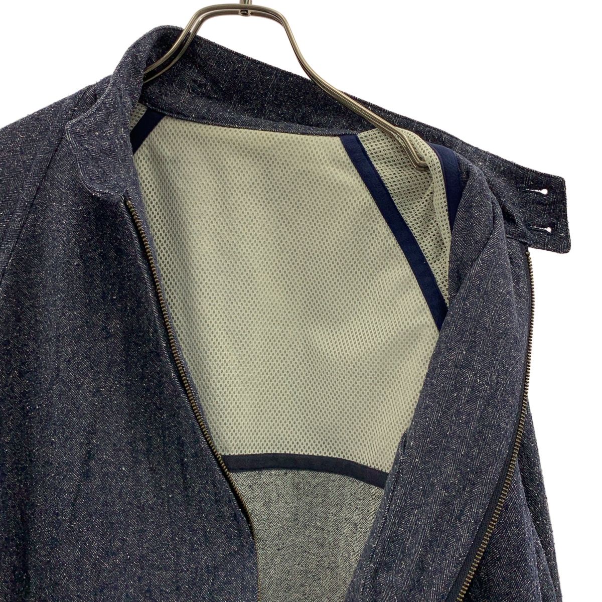 美品】 un/unbient / アン | × MusterWerk / SILK NEP HARRINGTON JKT