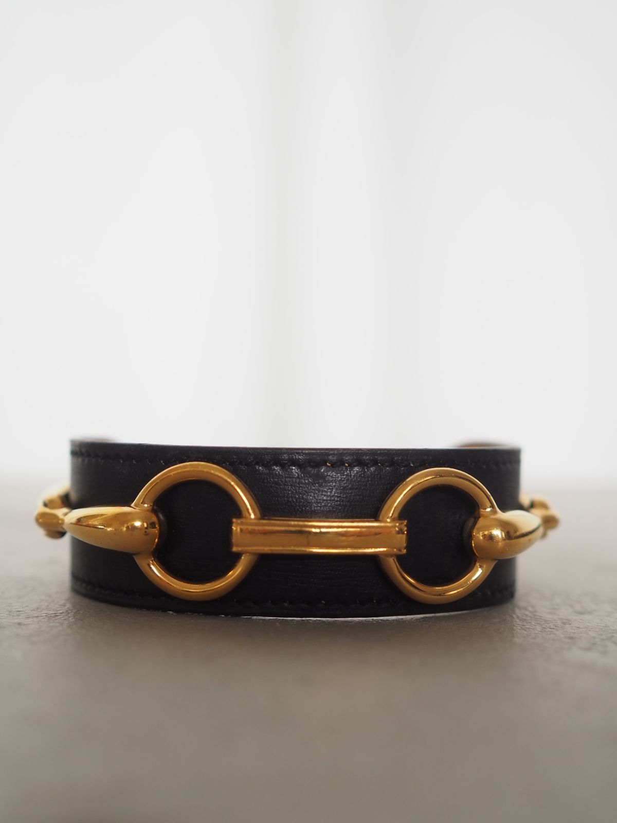 HERMÈS Horsebit Bangle エルメス ホースビット バングル ゴールド