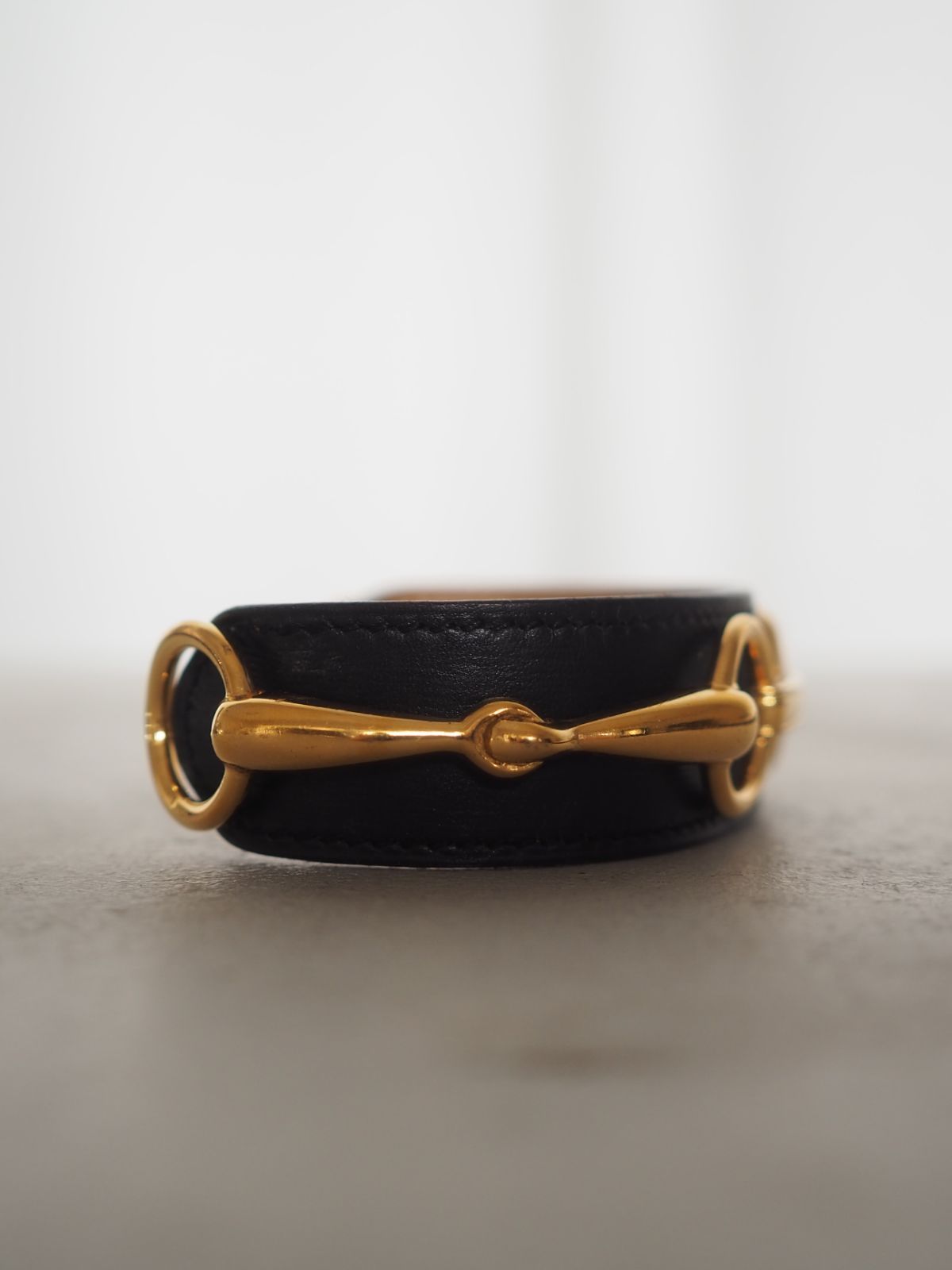 HERMÈS Horsebit Bangle エルメス ホースビット バングル ゴールド
