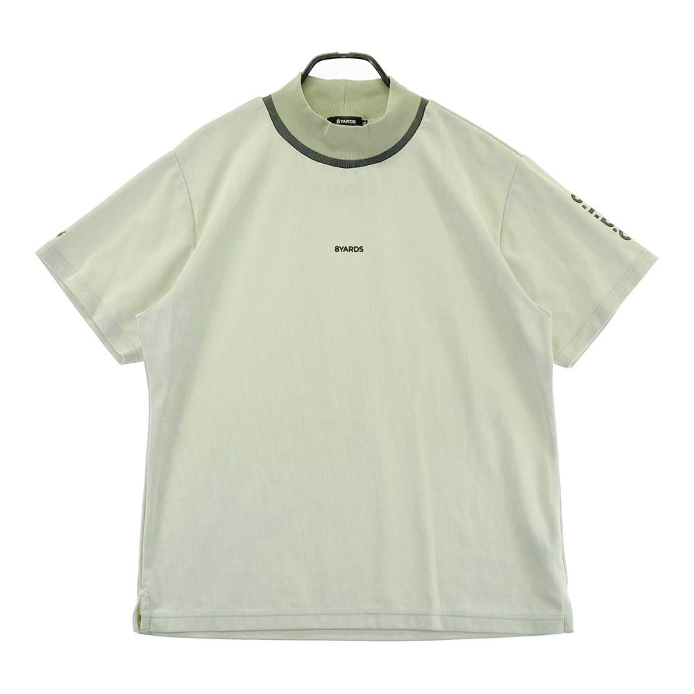 サイズ：2XL 8YARDS ハチヤーズ ハイネック 半袖Tシャツ ベージュ系