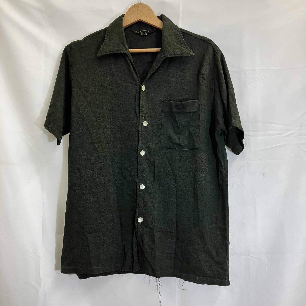 Davinci / ダヴィンチ / 半袖シャツ / 60s / 70s / レーヨン / 開襟