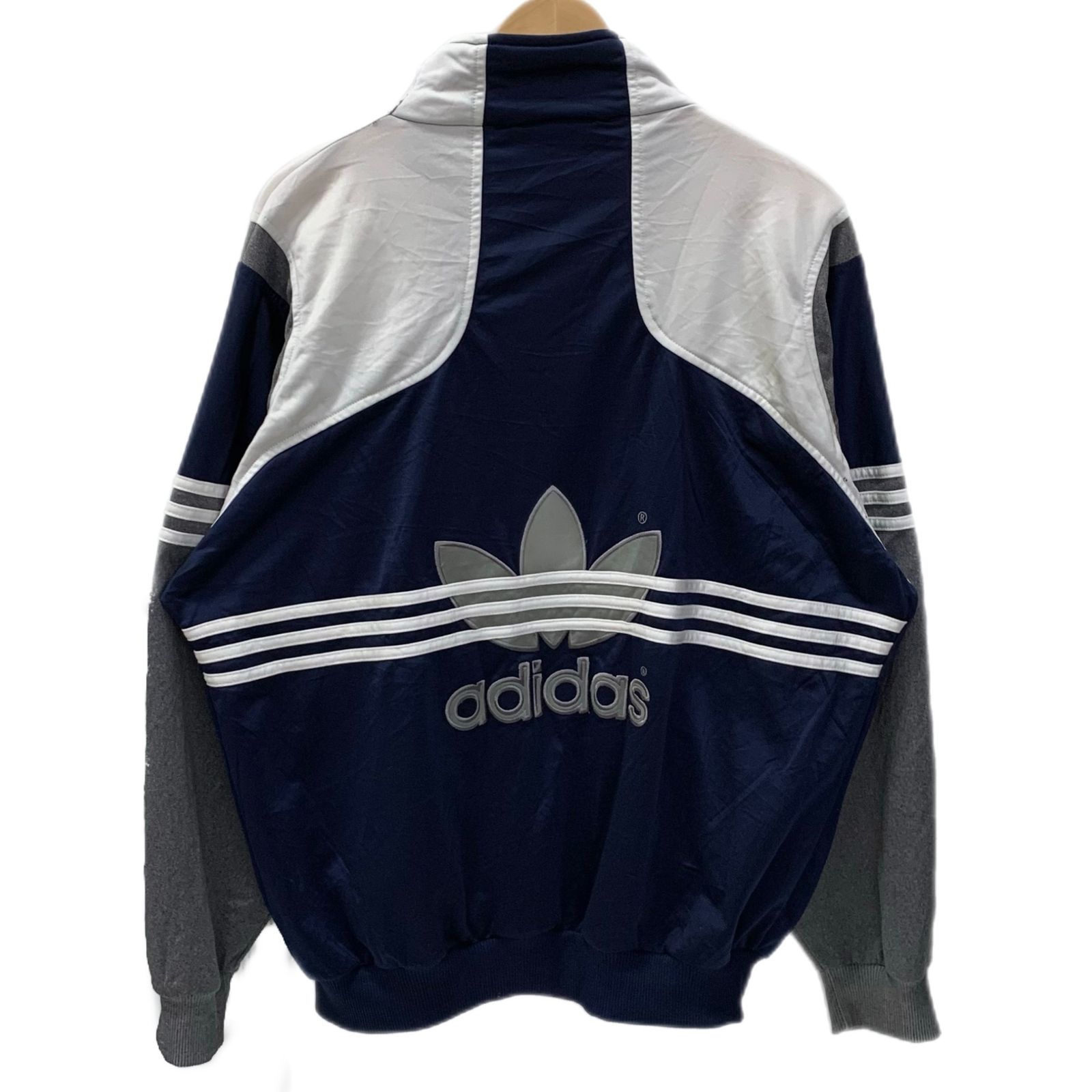 アディダス adidas 万国旗タグ トラックジャケット ジャージ ネイビー 