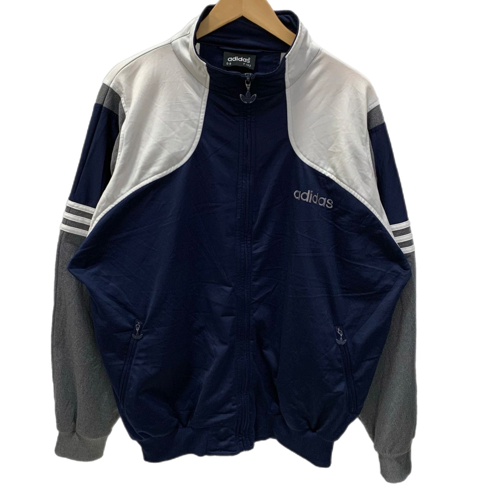 アディダス adidas 万国旗タグ トラックジャケット ジャージ ネイビー