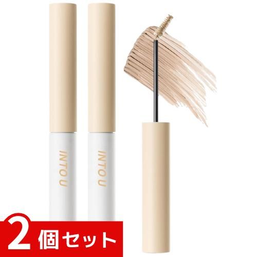 INTO U アイブロウマスカラ EB01 GOLDEN FIZZ 3g x2個セット