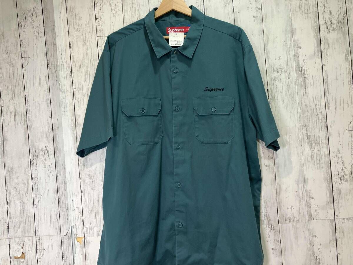 Supreme シュプリーム 25ss Rhinestone Pin Up S/S Work Shirt Work
