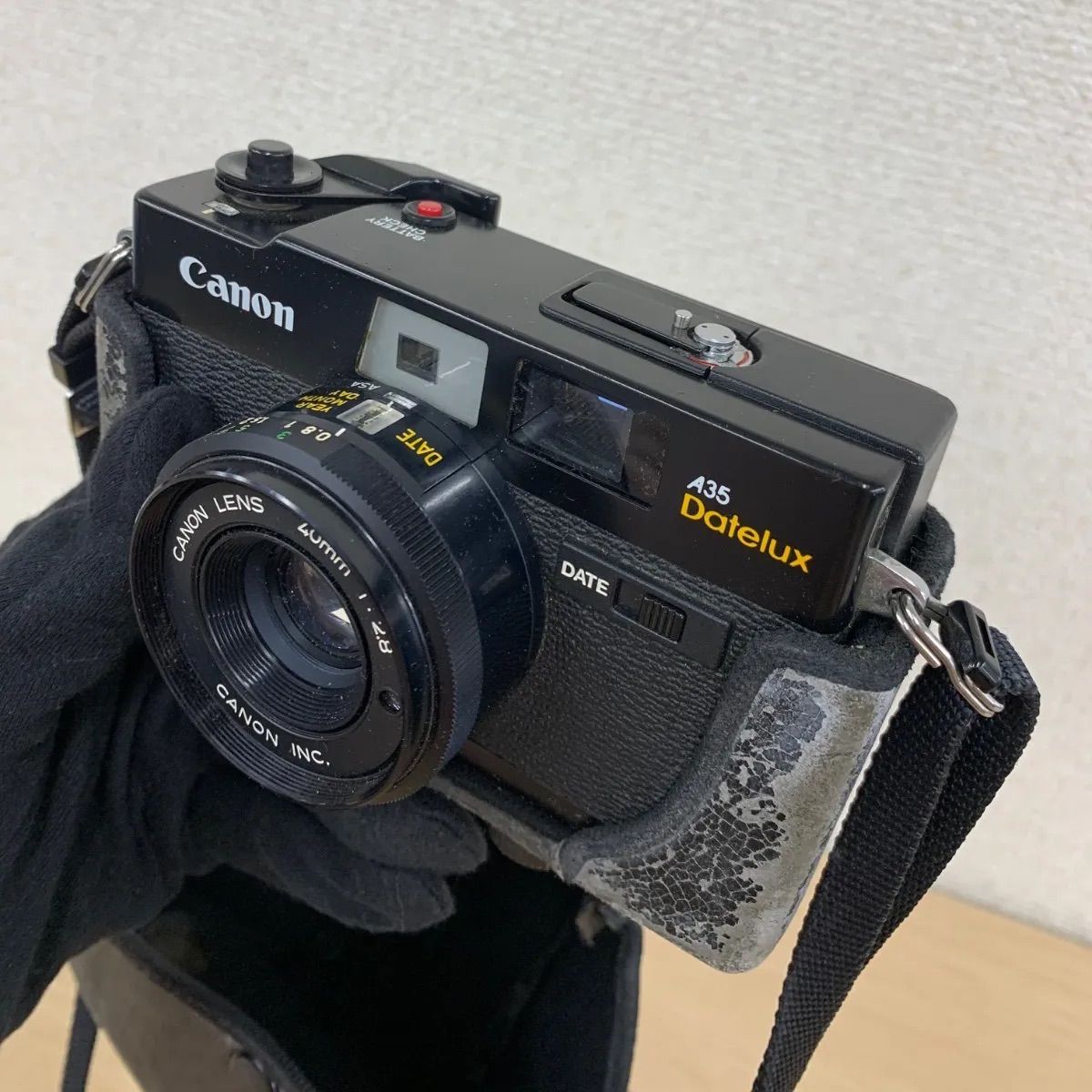 2【動作未確認】Canon A35 Datelux コンパクトカメラLENS 40mm【カメラ