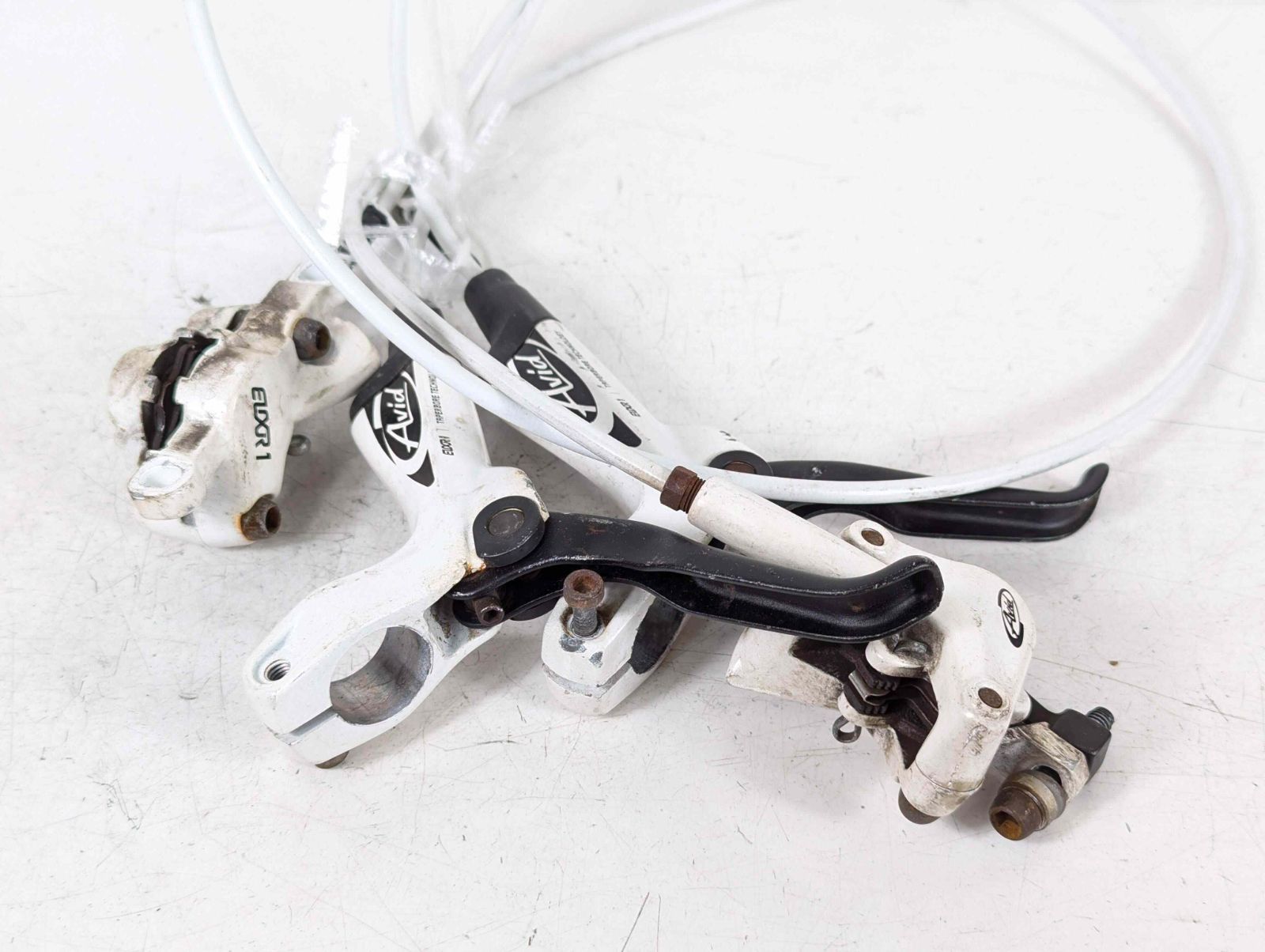 ジャンク】Avid 油圧ブレーキ セット ディスクブレーキ BR260224L
