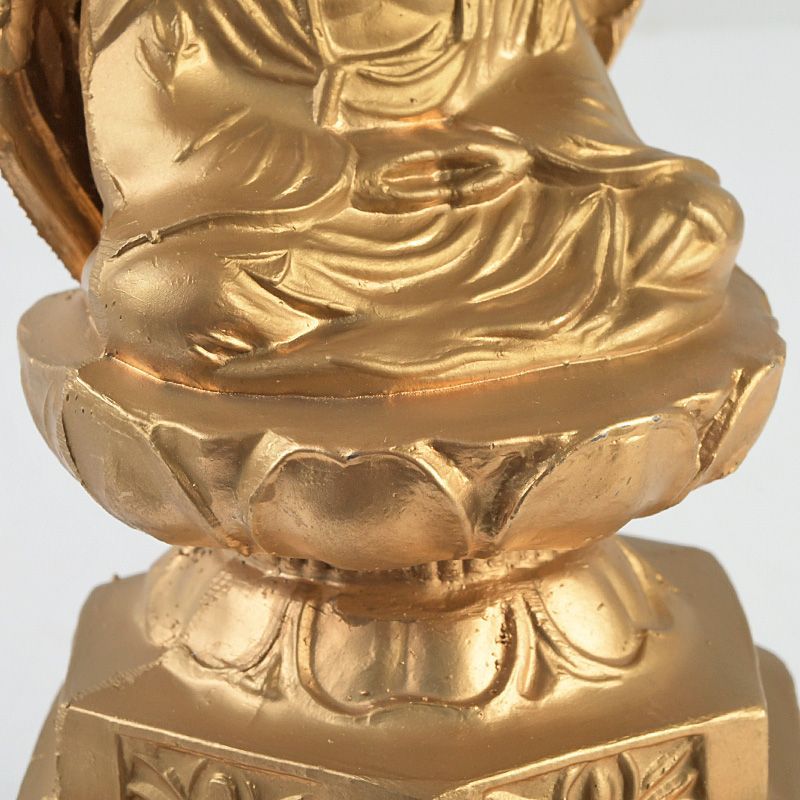 仏教美術　古銅鍍金　大日如來座像　仏像　C　6165 仏教美術 古銅鍍金 大日如來座像 仏像 C S730 - メルカリ
