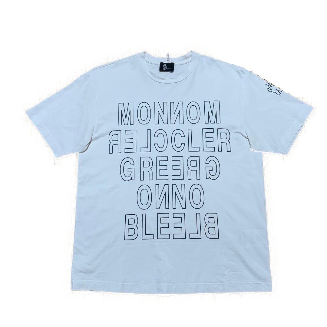 モンクレール ポケット ペイズリー M ホワイト Tシャツ 国内正規品 