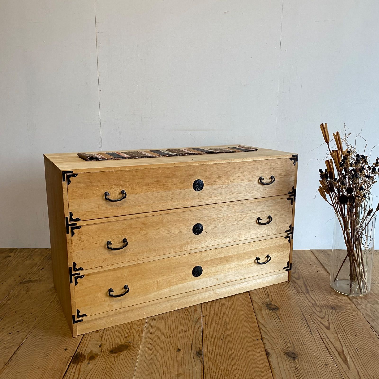 ヴィンテージ 桐箪笥 チェスト テレビ台 レトロ Y657 - メルカリ