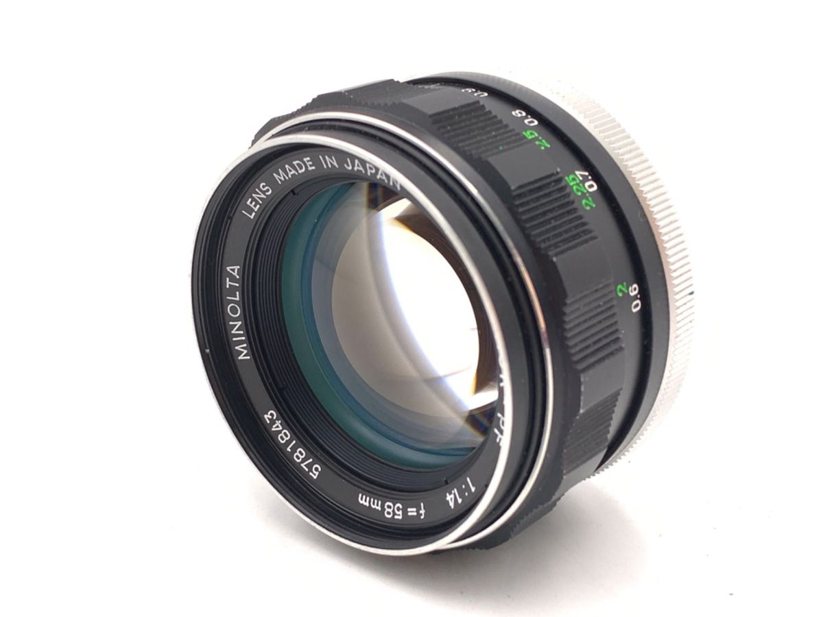中古】 【難あり品】 ミノルタ AUTO ROKKOR-PF 58mm F1.4 - メルカリ