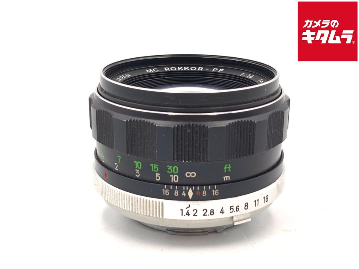 中古】 【難あり品】 ミノルタ AUTO ROKKOR-PF 58mm F1.4 - メルカリ