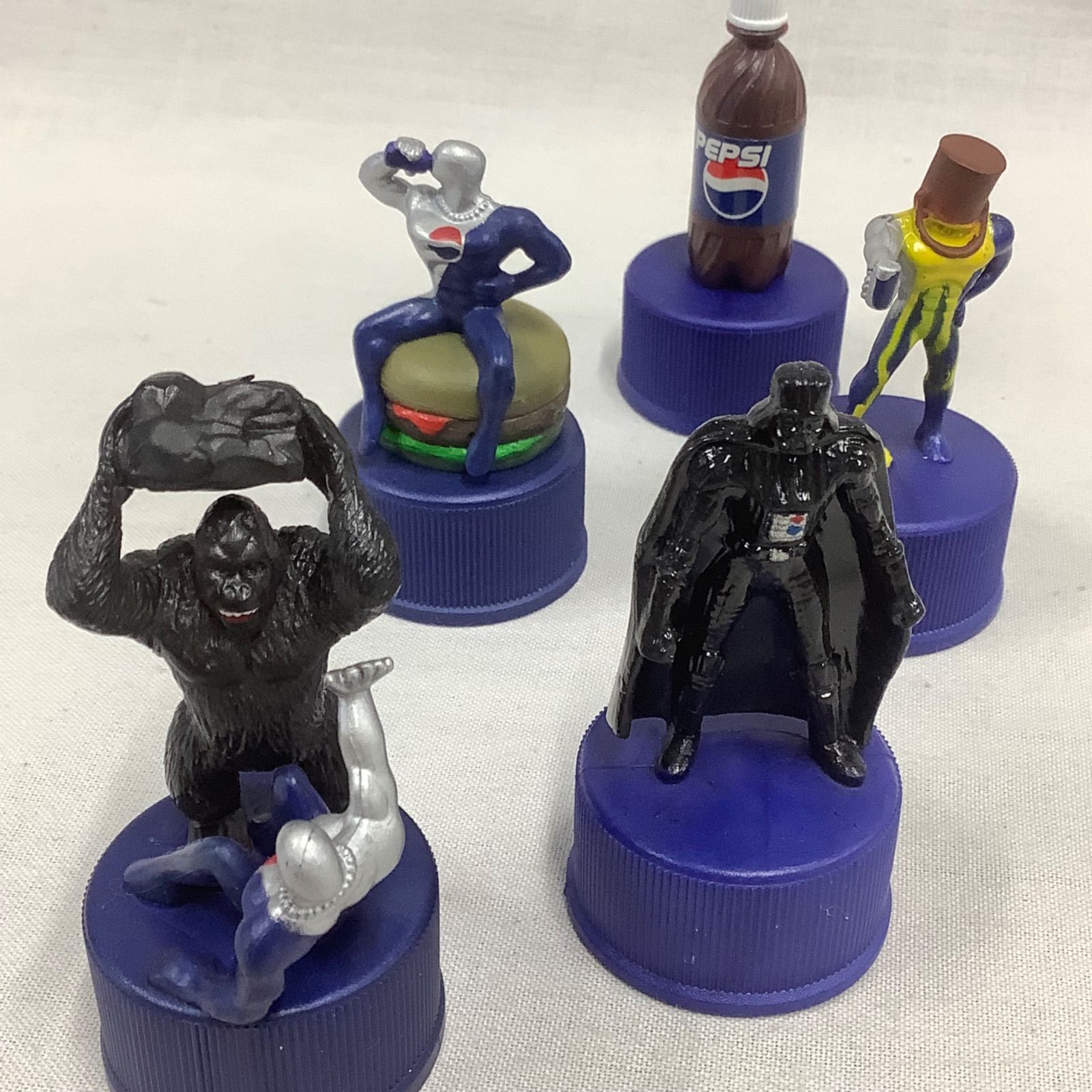 ペプシコーラ ペプシマン ボトルキャップフィギュア 25個まとめて T705