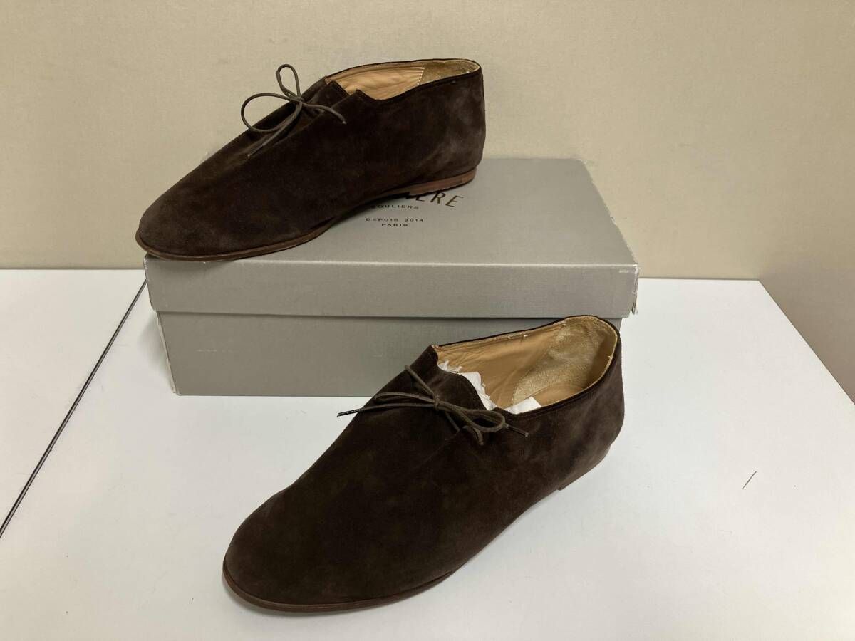 箱付き】SOLOVIERE ソロヴィエール SUEDE SEQUOIA ドレスシューズ