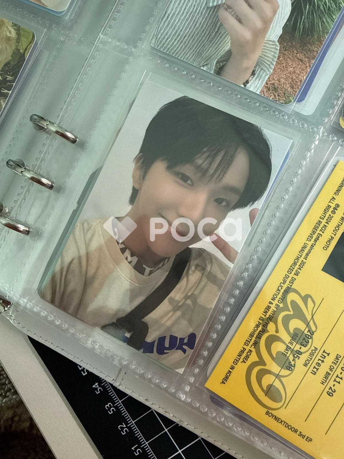 BOYNEXTDOOR ウンハク BOYNEXTDOOR TOUR KNOCK ON Vol.1 FLEECE JACKET