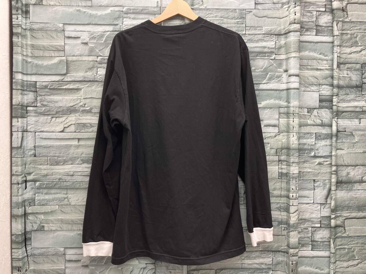 The Ennoy Professional/長袖Tシャツ/ブラック/ロゴ刺繍/S