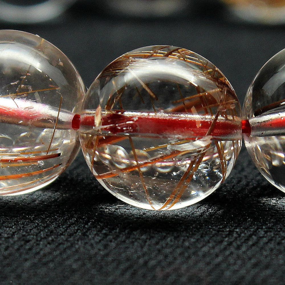 力強く伸びる銅針】ルチルクォーツ コッパールチル 一点物 13mm