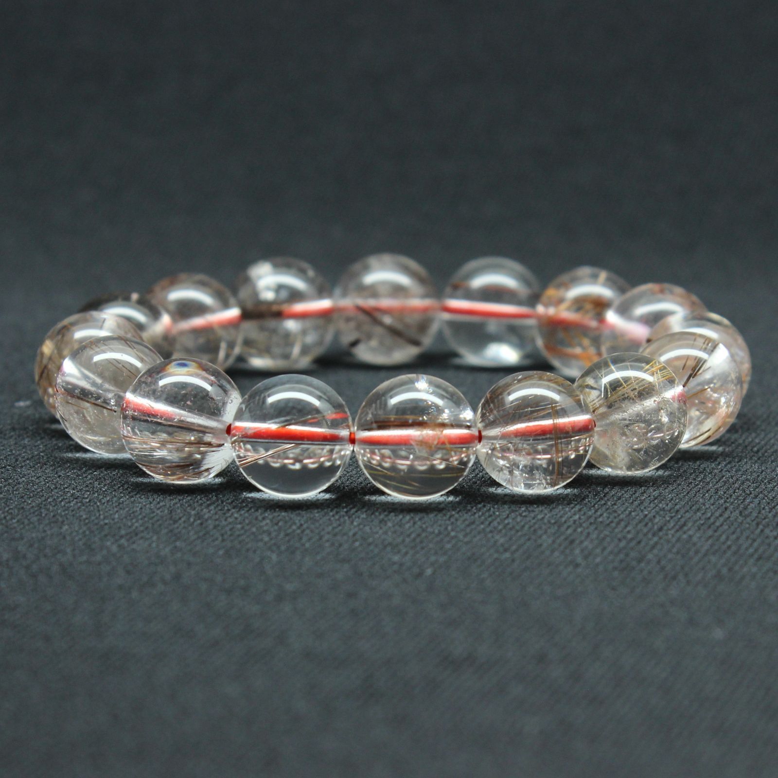 力強く伸びる銅針】ルチルクォーツ コッパールチル 一点物 13mm