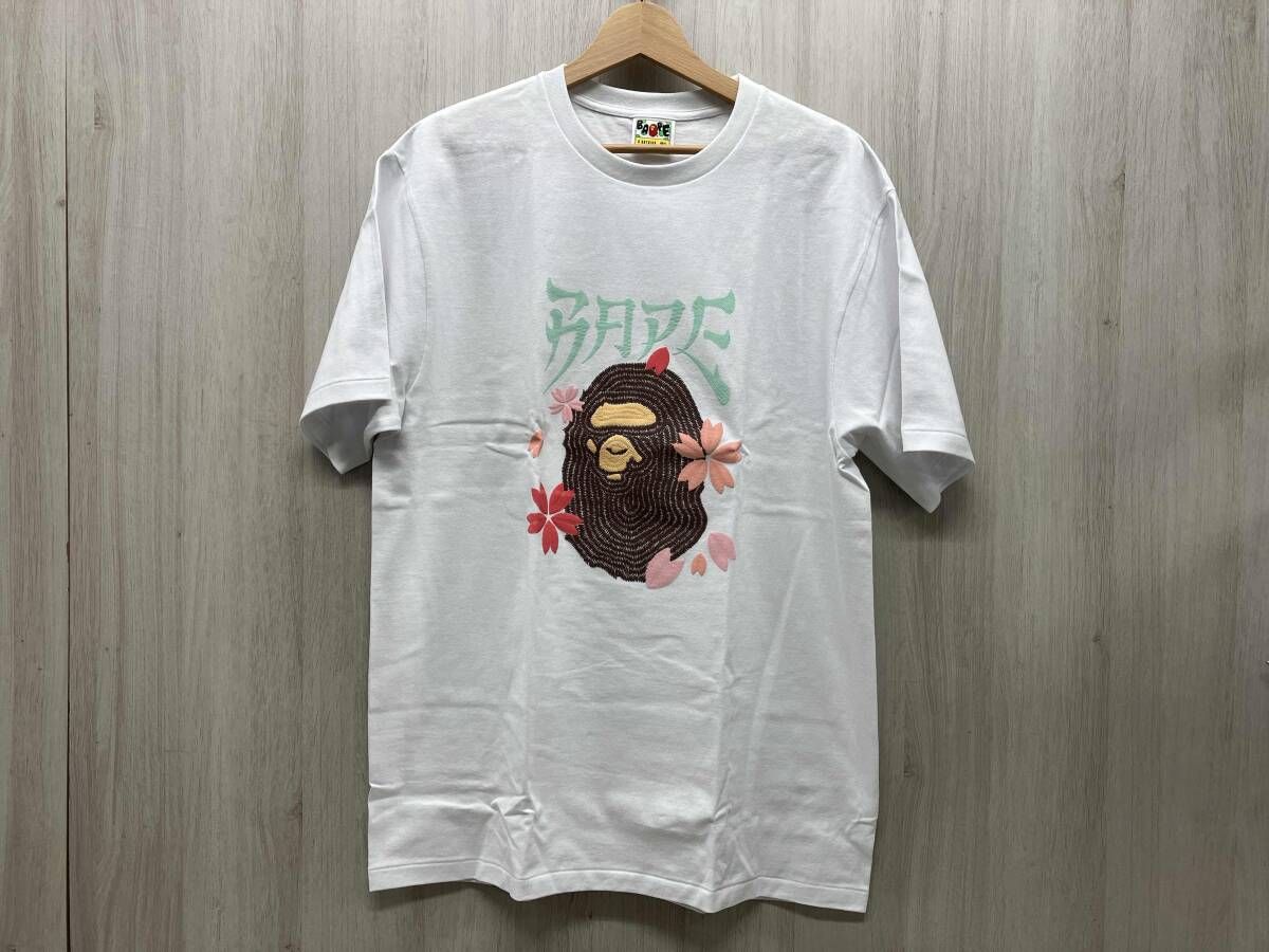 A BATHING APE SAKURA APE HEAD 001TEG301082X 半袖Tシャツ 表記サイズ 