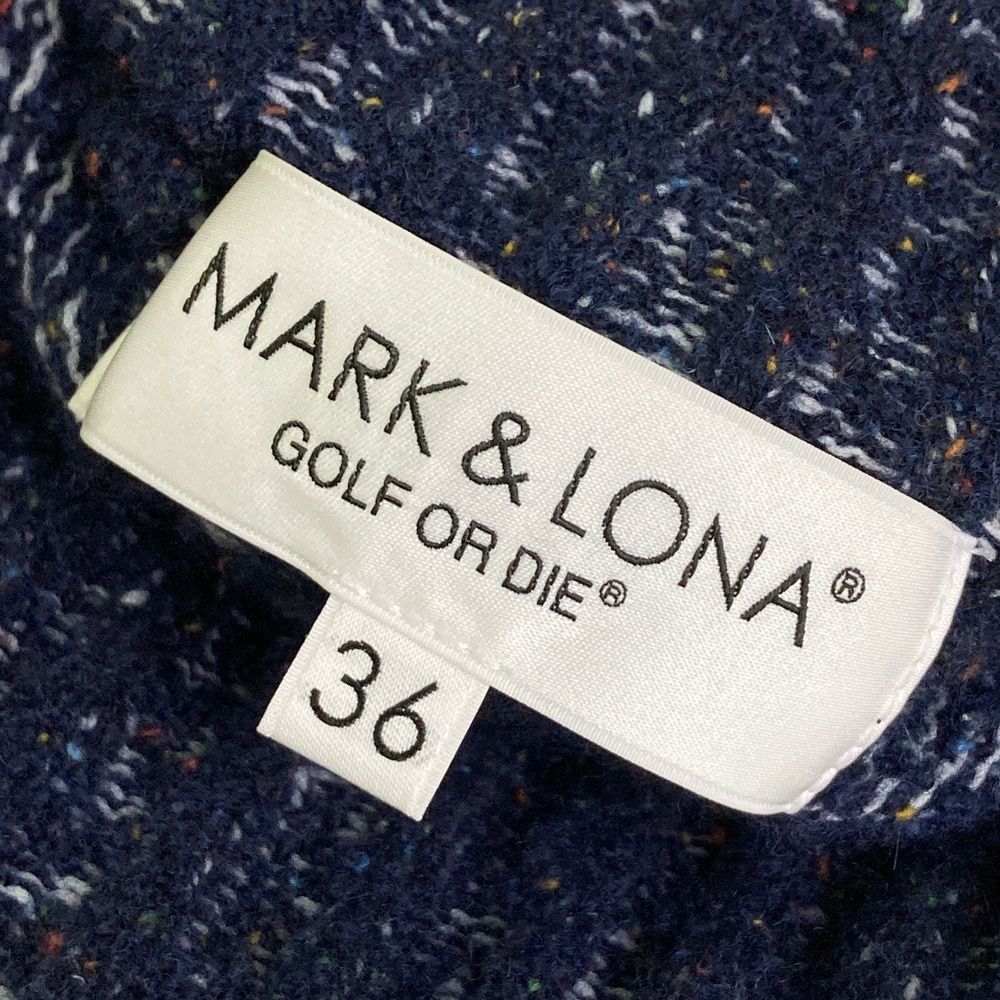 サイズ：36 MARK&LONA マークアンドロナ ウール混 ハイネック ニット
