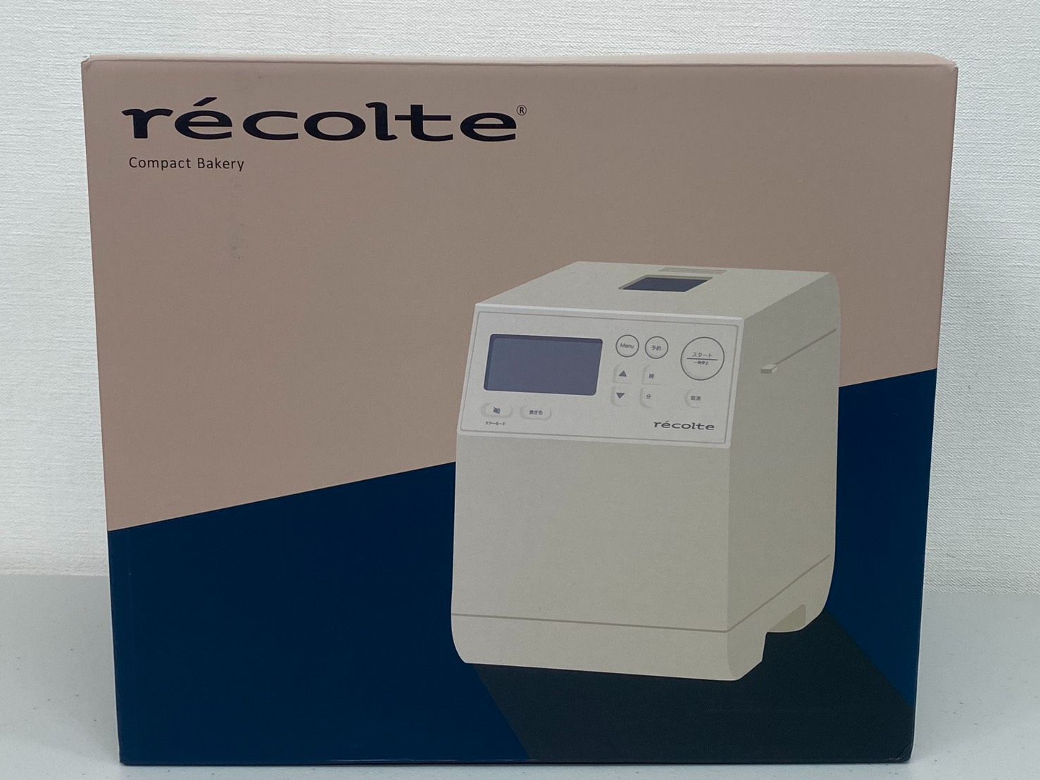 1C26-64033 レコルト コンパクトベーカリー RBK-1(W) クリームホワイト