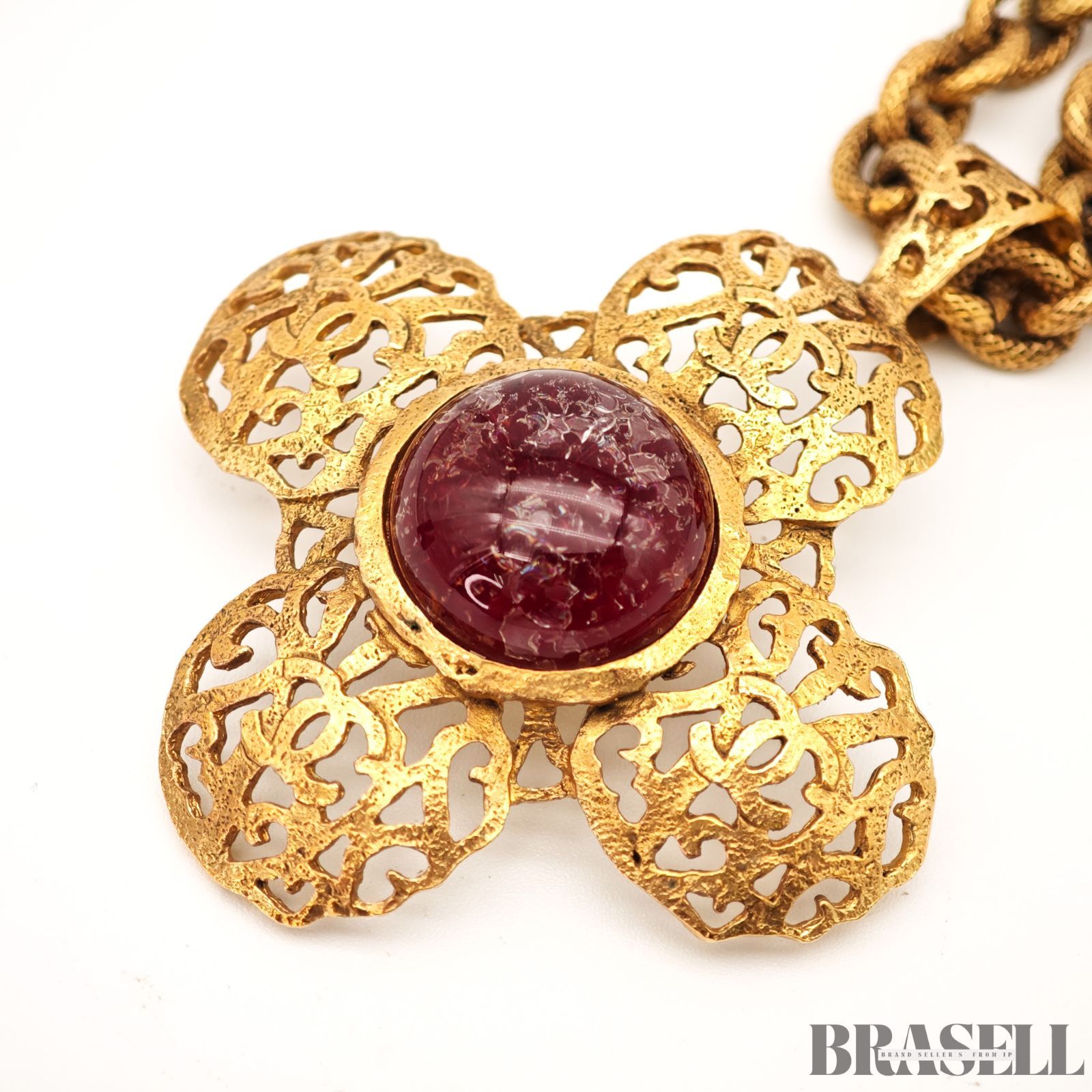 CHANEL シャネル グリポア ロングチェーンネックレス アクセサリー 