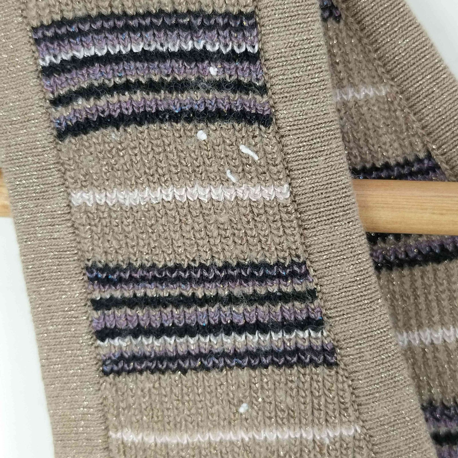 ダイリク DAIRIKU 22AW Border Lame Knit Tank Top レディース FREE