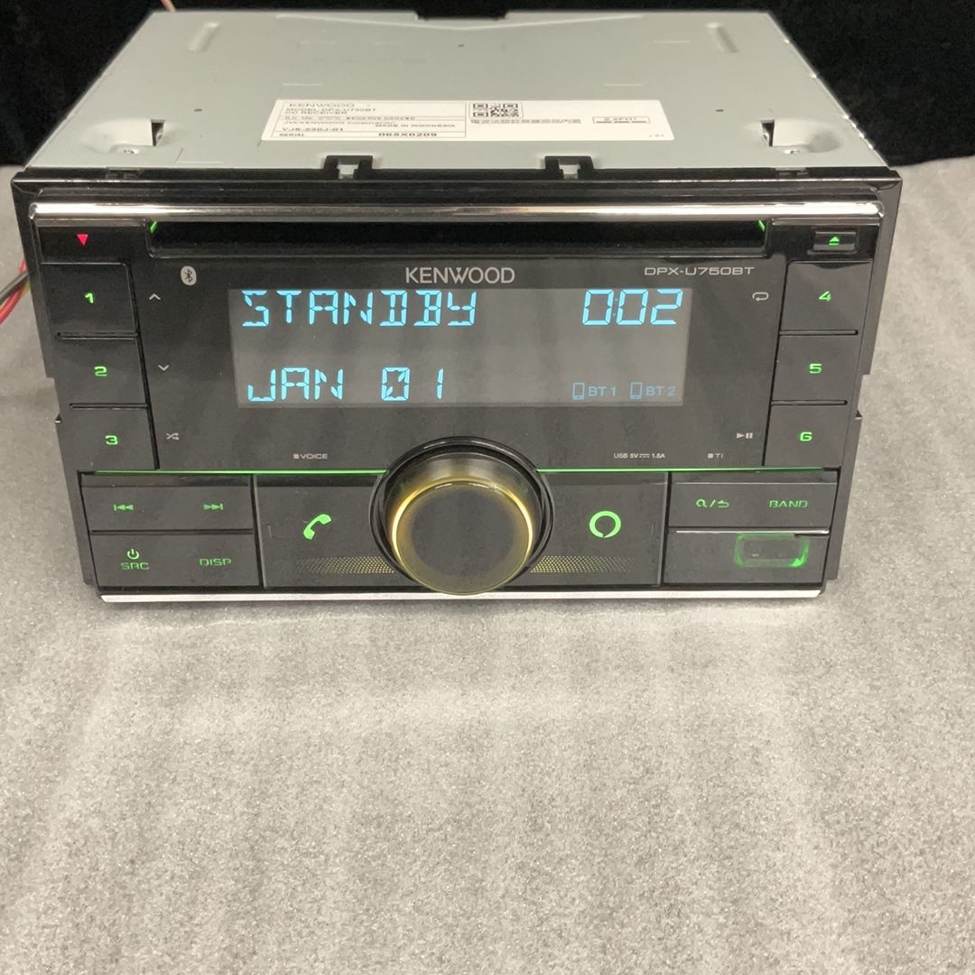 ケンウッド 2DIN オーディオデッキ DPX-U750BT Alexa対応 バリアブル