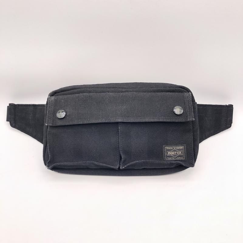 【中古】PORTER 10th Anniversary ボディバッグ ブラック　ポーター[17][240017755355] 中古】PORTER 10th Anniversary ボディバッグ ブラック ポーター[17