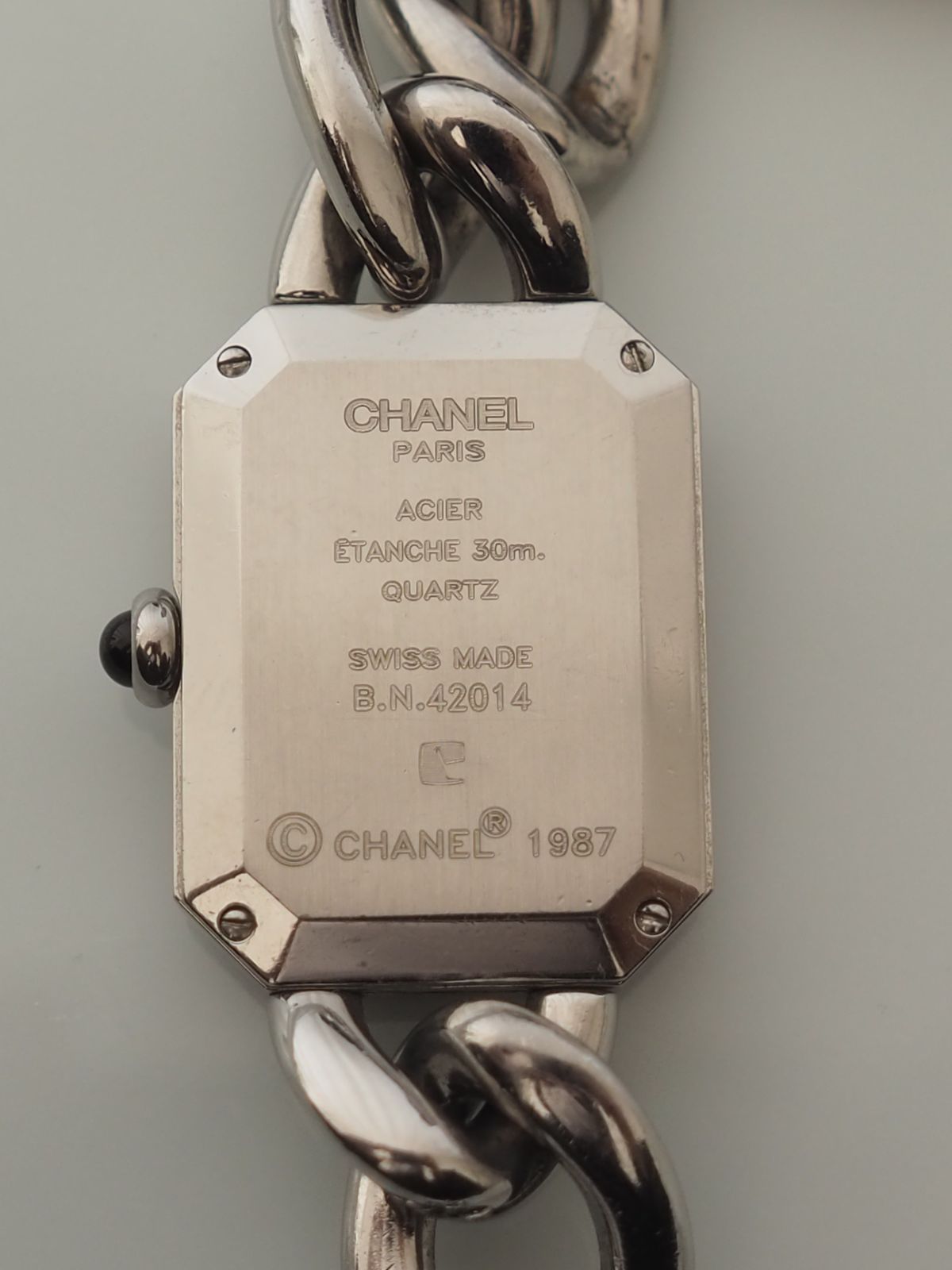 CHANEL Premiere Chain Watch M シャネル プルミエール M シルバー