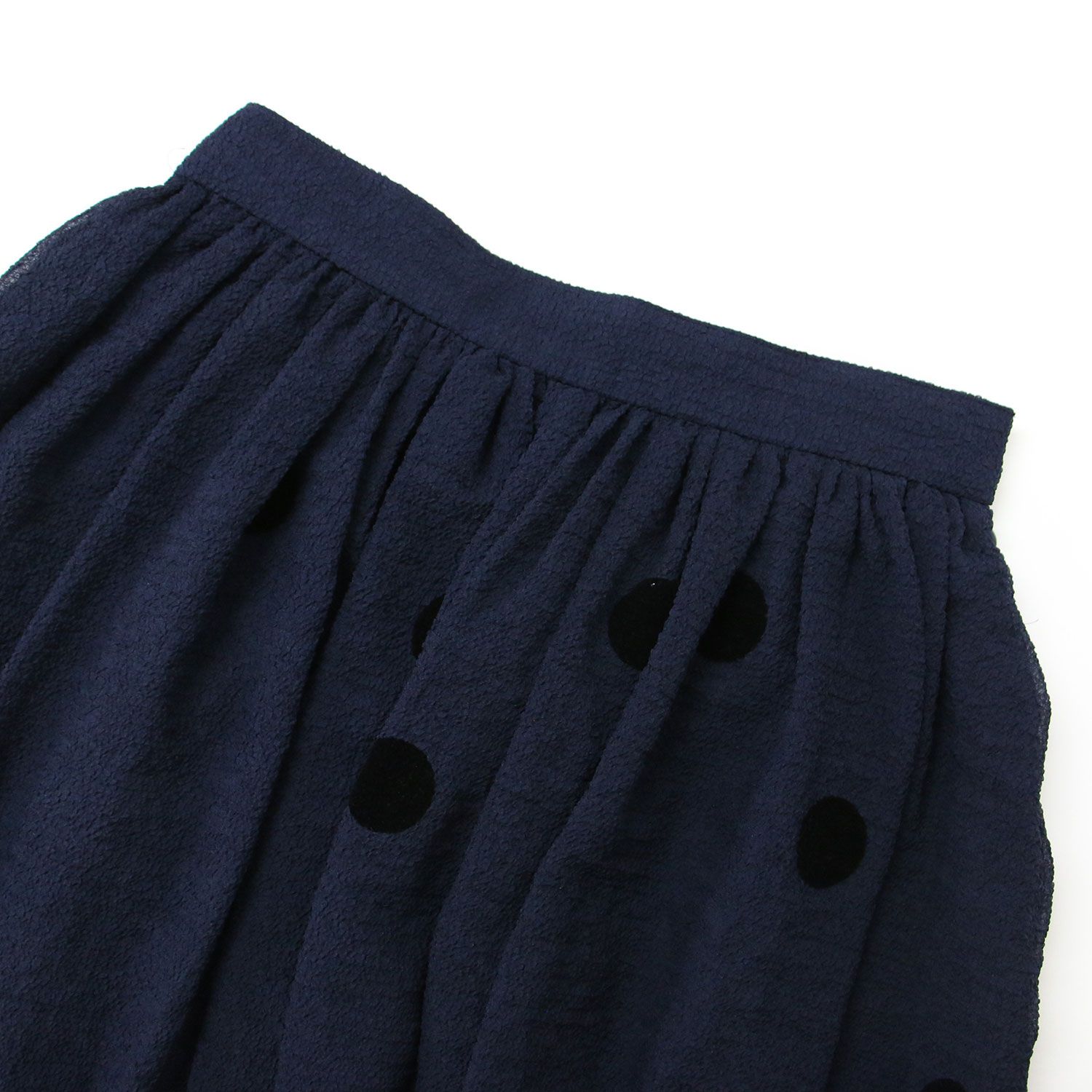 SHE Tokyo☆ネイビー フレアスカート 38 美品 SHE Tokyo シートーキョー スカート ロング ネイビー系 38(M) 23
