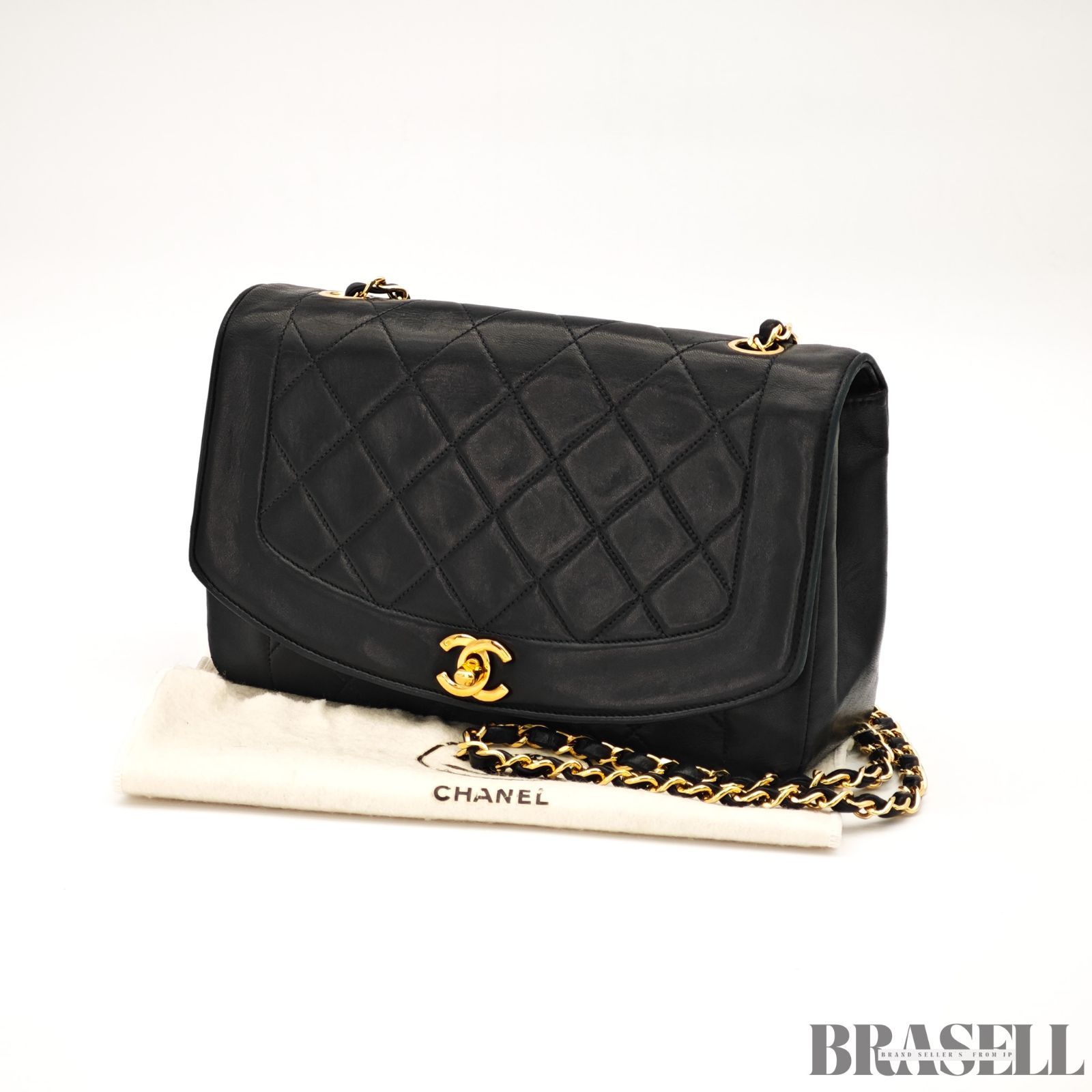 CHANEL ダイアナフラップ25 マトラッセ バッグ ショルダーバッグ