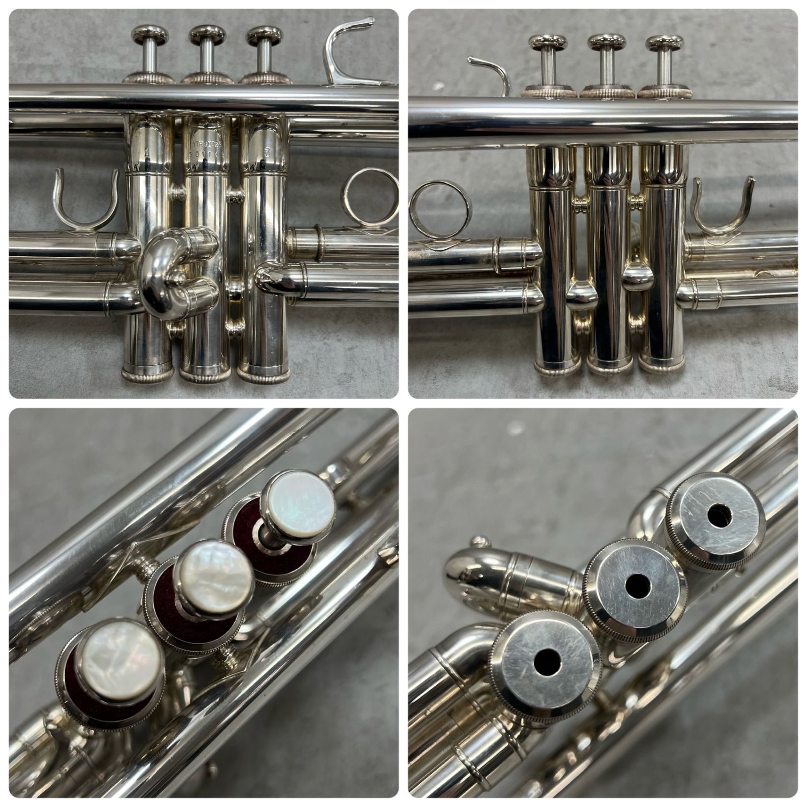 ヤマハ カスタム B♭トランペット YTR-800GS ゴールドブラス 銀メッキ