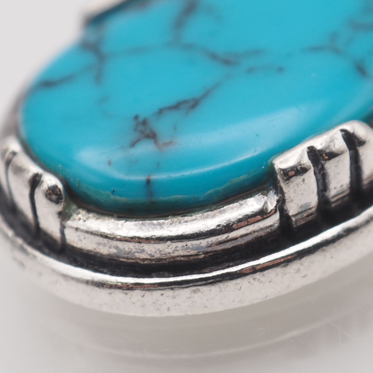 M993 ナバホ ターコイズ トルコ石 925刻印 ペンダント トップ シルバー