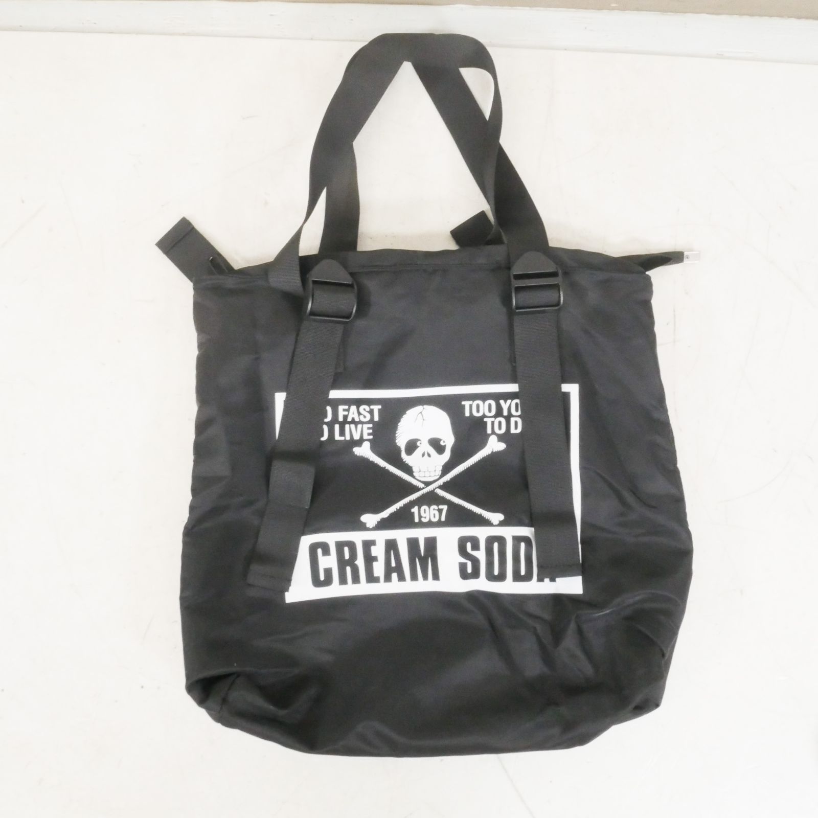 CO5358 CREAM SODA クリームソーダ CSナイロンバッグ ブラック 黒 