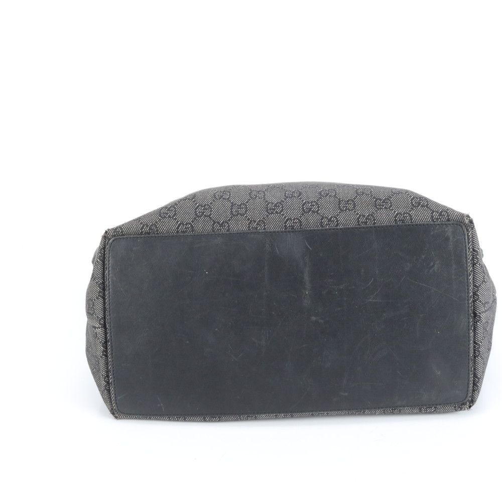 美品 グッチ GG キャンバス 31242 レザー トート バッグ 肩掛け