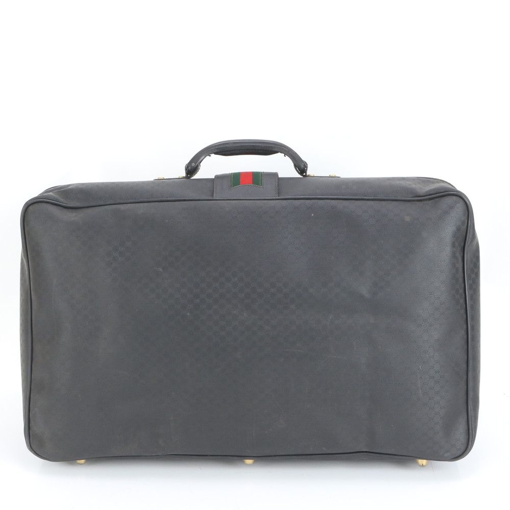 グッチ マイクロ GG シェリー ライン レザー ボストン バッグ 出張